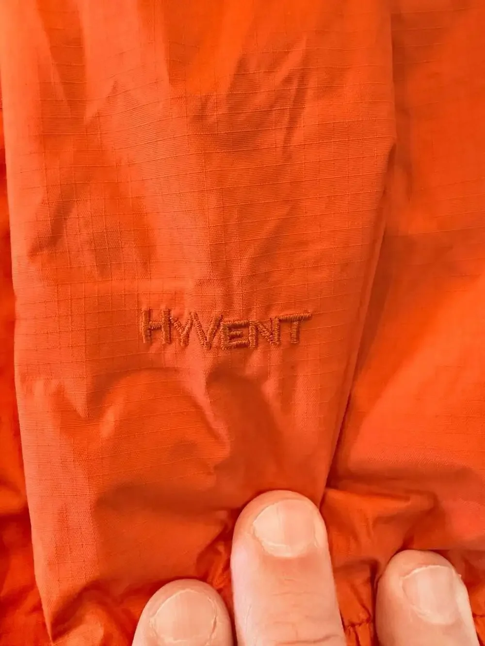 The North Face HyVent Men's Orange Hooded Rain Jacket